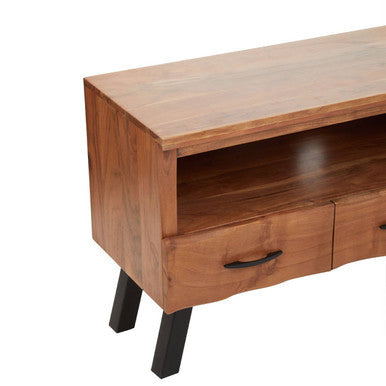 Nashik Two Drawer Acacia Media Unit