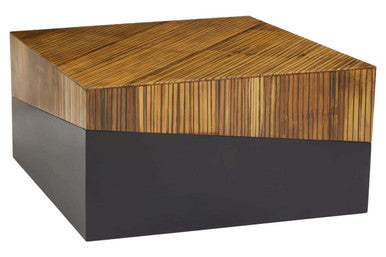 Square Coffee Table with Black Finish | Gabor