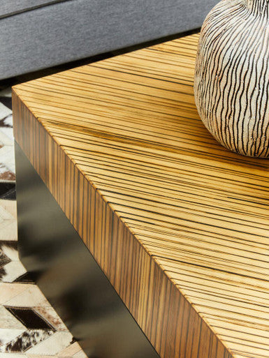 Square Coffee Table with Black Finish | Gabor