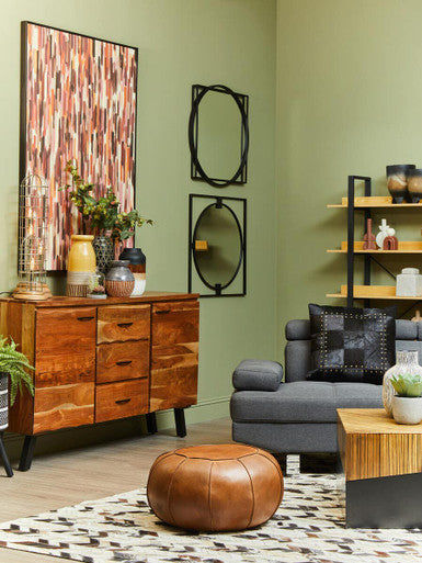 Square Coffee Table with Black Finish | Gabor