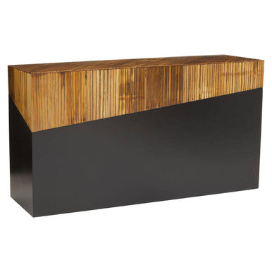 Ebony and Natural Console Table | Gabor