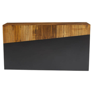 Ebony and Natural Console Table | Gabor