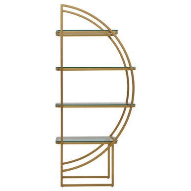 Vogue Right Half Moon Shelf Unit