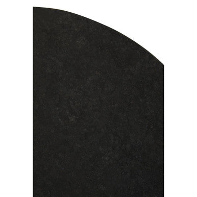 Corra Black Marble Side Table with Gold Finish Frame