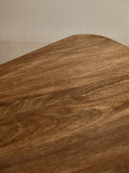 Walsa Natural Finish Mango Wood Coffee Table