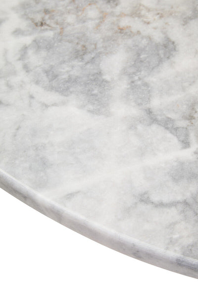 Palermo Round White Marble Top Large Coffee Table