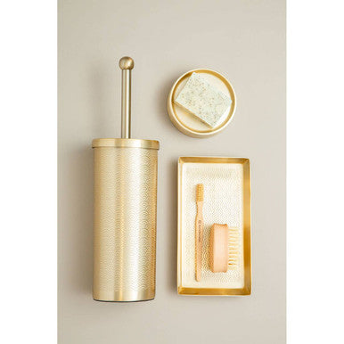 Allegra Gold Finish Stainless Steel Tray