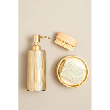 Allegra Line Effect Gold Soap Dish