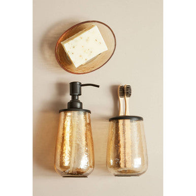 Allegra Glass Toothbrush Holder