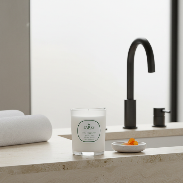 FINE FRAGRANCE 180G CANDLE WILD FIG, CASSIS & ORANGE BLOSSOM
