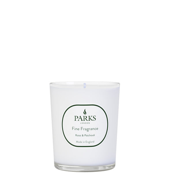 FINE FRAGRANCE 180G CANDLE ROSE & PATCHOULI