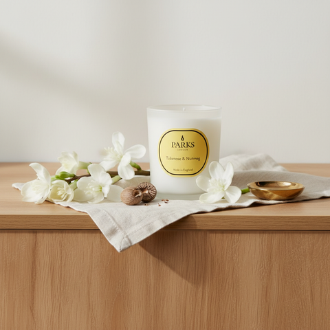 TUBEROSE & NUTMEG CANDLE 180G