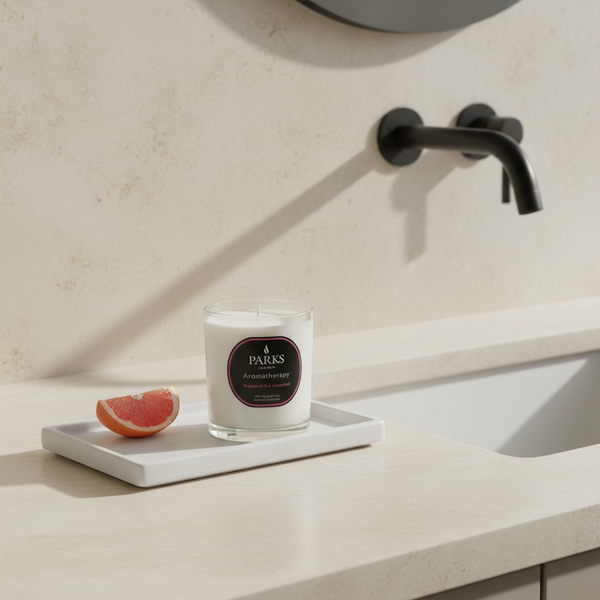 RHUBARB & PINK GRAPEFRUIT CANDLE 220G