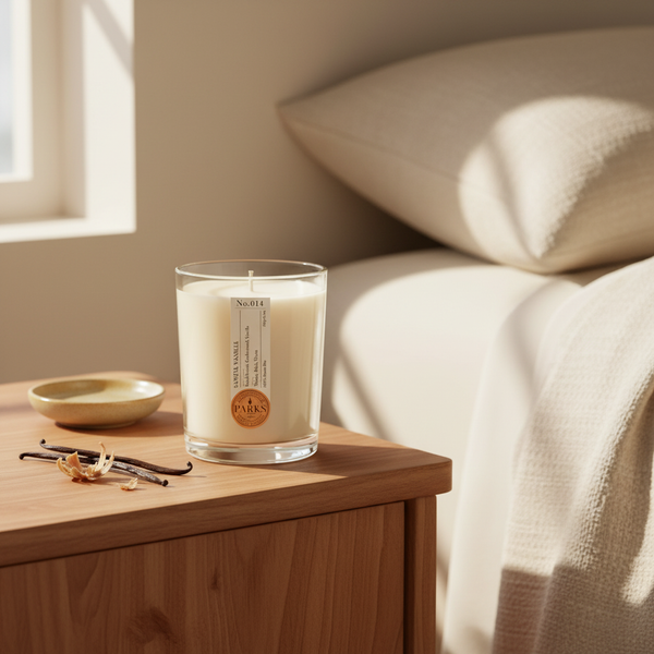 SANTAL VANILLE 1 WICK SCENTED CANDLE 180G