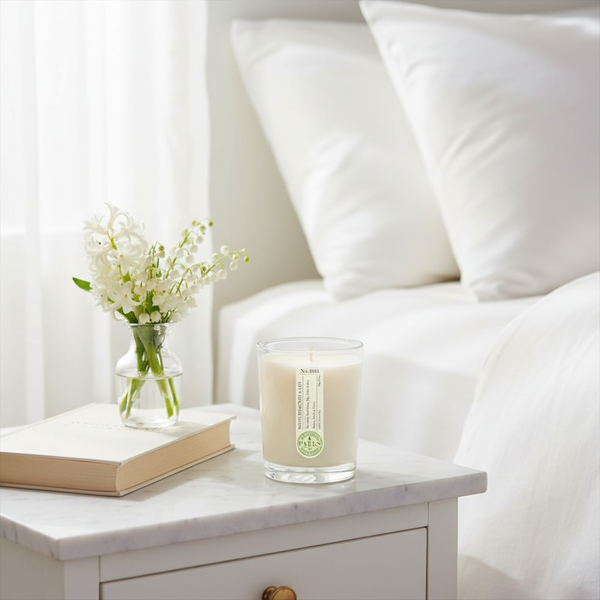 WHITE HYACINTH & LILY 1 WICK SCENTED CANDLE 180G