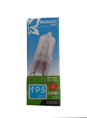 10 x KOSNIC 44W G9 LIGHT BULBS WARM WHITE AND DIMMABLE.NOTE THESE WILL GIVE EQUIVALENT TO 60W BRIGHTNESS HAL44CPL/G9