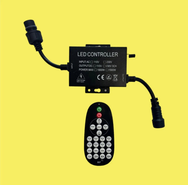 Dimmer Unit Section for Heavy Duty Waterproof String Lights - Remote Control