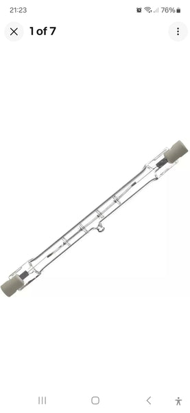 2 x LINEAR HALOGEN 230W 118mm R7s 4650 lm dimmable 230 Watt Patron Branded