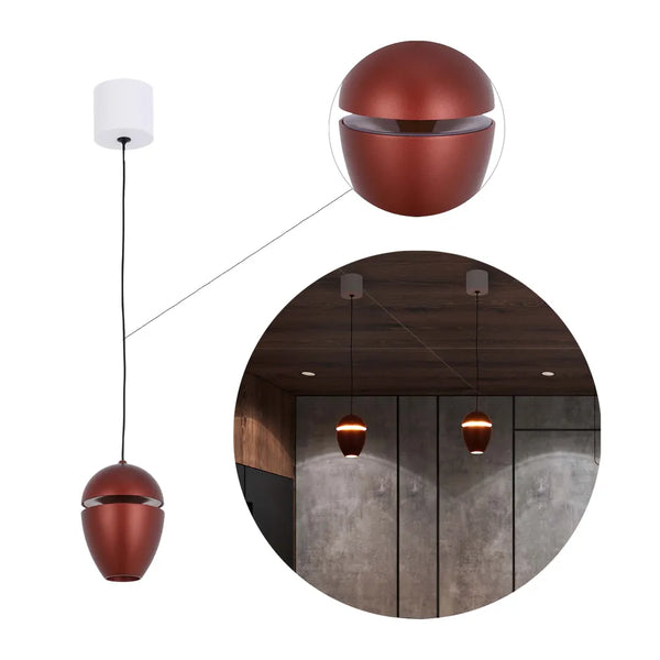 Acorn LED Pendant Downlight with Cove Lighting Effect 10W Warm White
