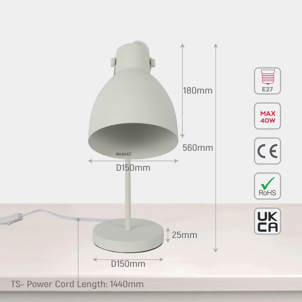 Adjustable Armature Desk Lamp