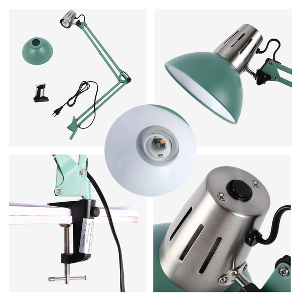 Adjustable Clamp-On Desk Lamp