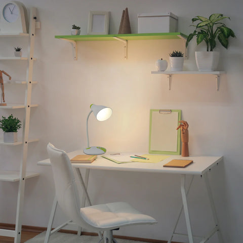 Adjustable Gooseneck LED Desk Lamp with Dual Colour Design