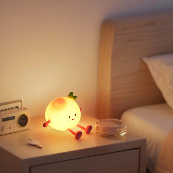 Adorable LED Rechargeable Night Light with Timer and Color-Changing Options