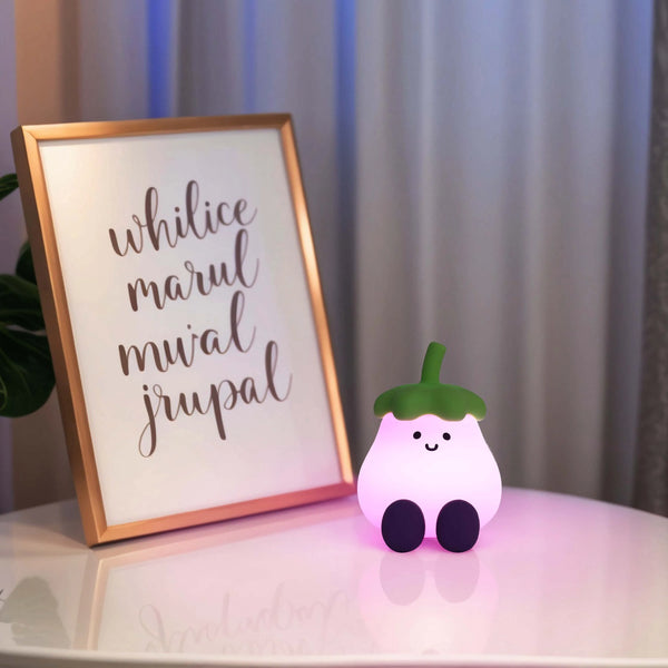 Adorable LED Rechargeable Night Light with Timer and Color-Changing Options