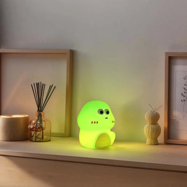 Adorable LED Rechargeable Night Light with Timer and Color-Changing Options