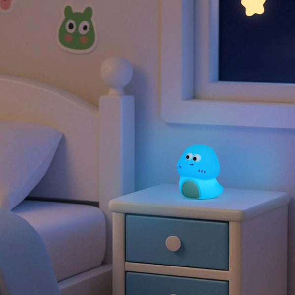 Adorable LED Rechargeable Night Light with Timer and Color-Changing Options
