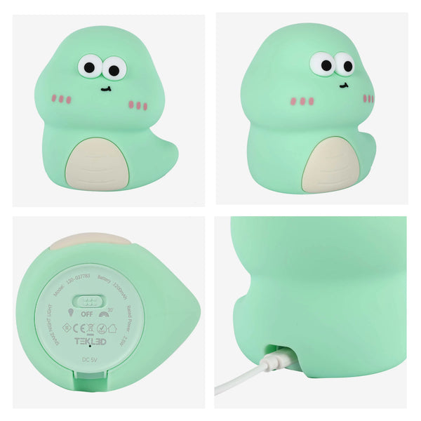 Adorable LED Rechargeable Night Light with Timer and Color-Changing Options