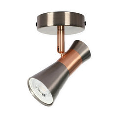 Antique Bronze & Copper Adjustable Track Spotlights