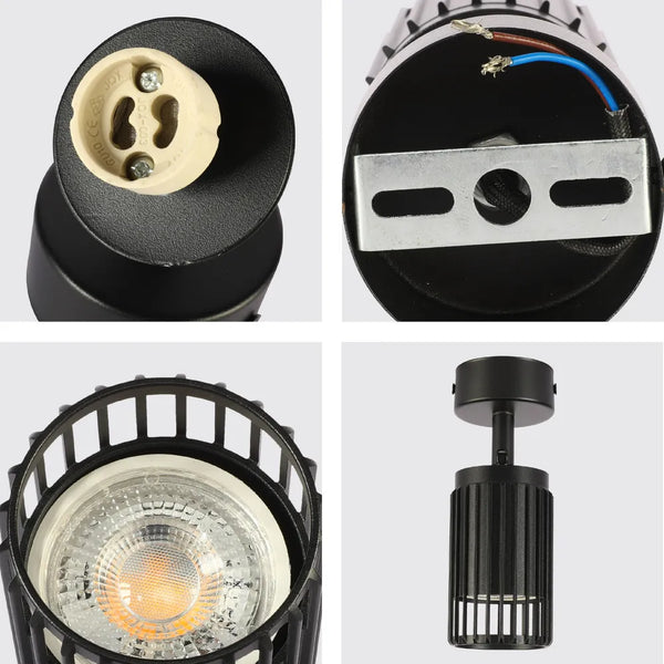Aria Cage-Bar Adjustable GU10 Spotlight