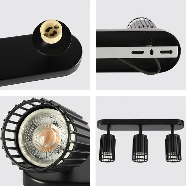 Aria Cage-Bar Adjustable GU10 Spotlight