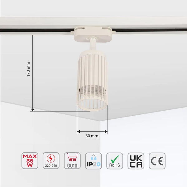 Aria Cage-Bar GU10 Tracklight