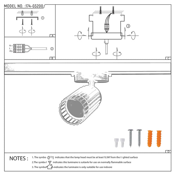Aria Cage-Bar GU10 Tracklight