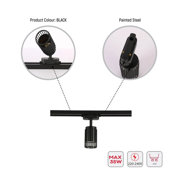 Aria Cage-Bar GU10 Tracklight
