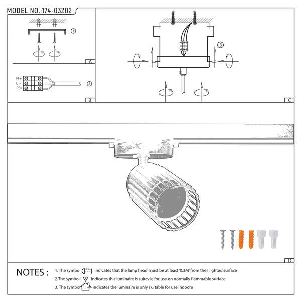 Aria Cage-Bar GU10 Tracklight