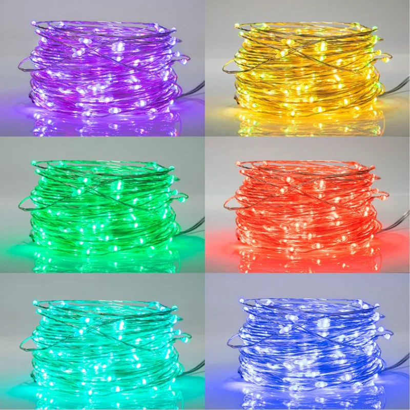 Aries RGB Micro-LED String Fairy Light with Power Adaptor & Remote Control