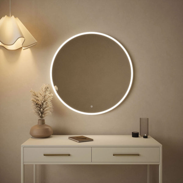 Ava Round Wall Mounted Mirror 80cm