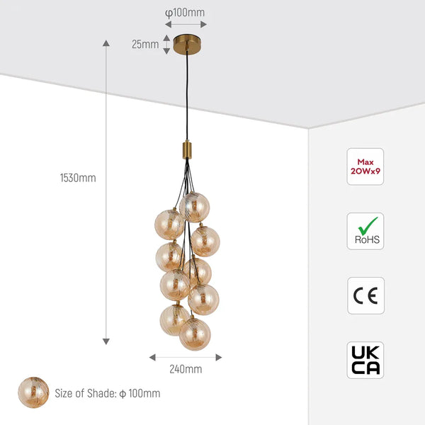 Balloon Cluster Pendant Light