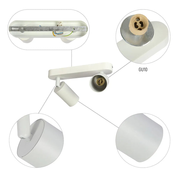 Beam Cylinder GU10 Spotlight
