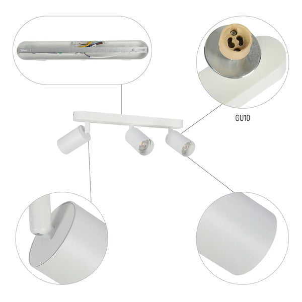Beam Cylinder GU10 Spotlight