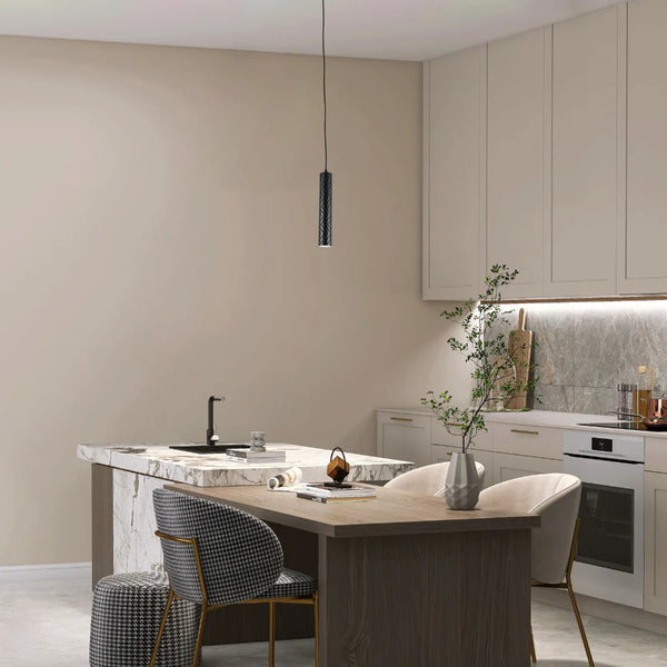 Black Cylinder Pendant Downlight GU10 Modern Minimalist