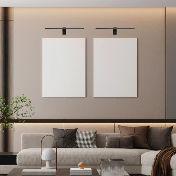 Black Linear LED Wall Light IP20