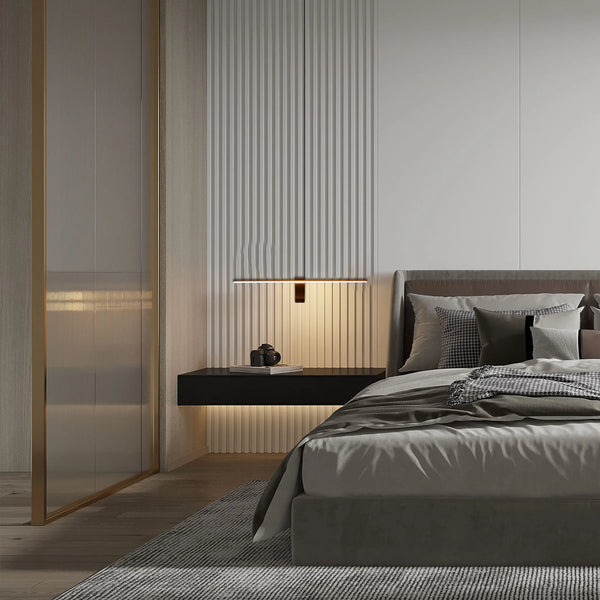 Black Linear LED Wall Light IP20