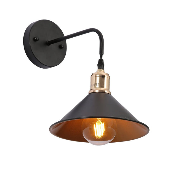 Metal Funnel Suspended Wall Light E27 Fitting
