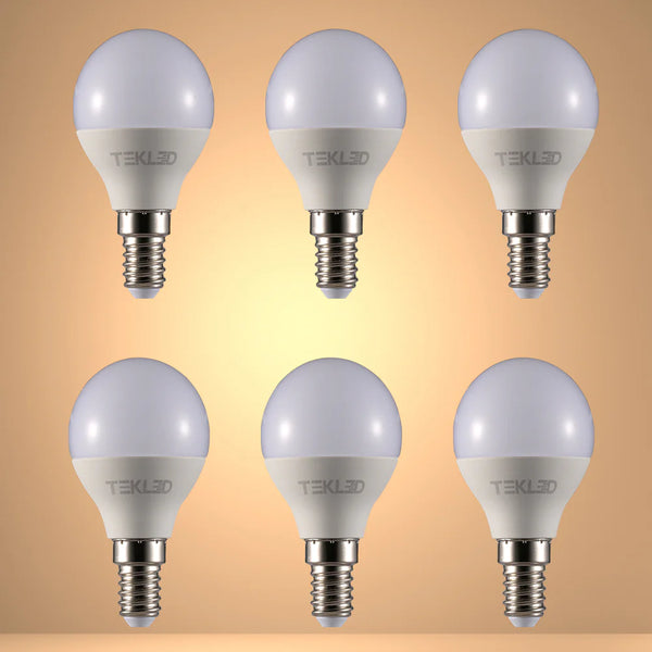 Canes LED Golf Ball Bulb P45 Dimmable E14 Small Edison Screw 6W 6-pack