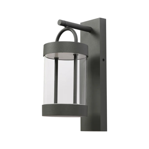 Cassian LED Outdoor Lantern Wall Light 8W 3000K Dark Grey