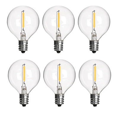 Castor Solar LED Bulb String 25pcs Globe 7.6m USB Weatherproof Festoon Light
